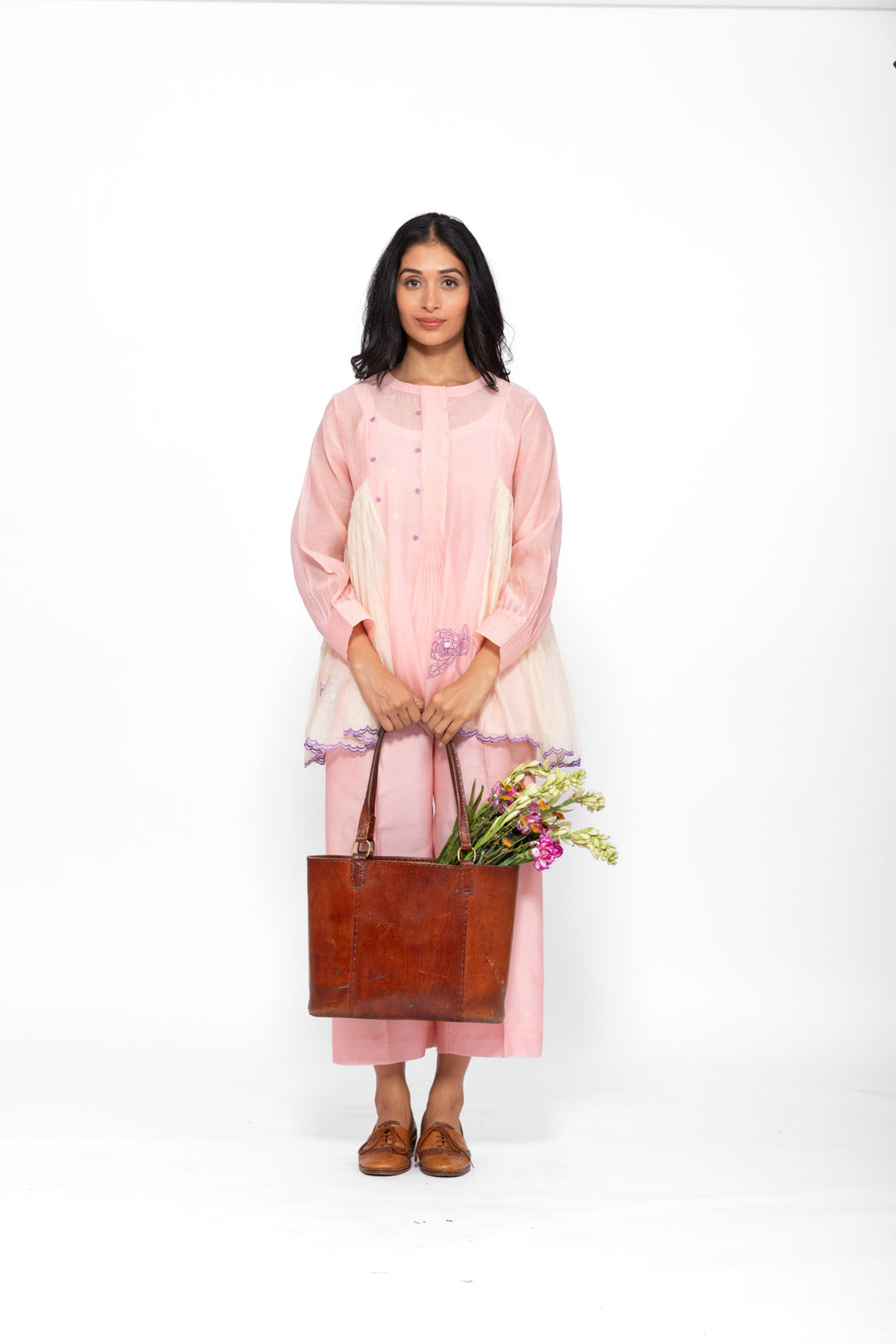 ROSETTE PINK LILY PERU COORD SET 1