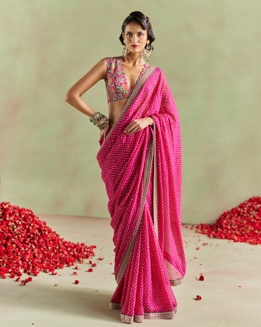 Buy Mythili Saree designed by Mrunalini Rao in USA online on Shop Raaz ...